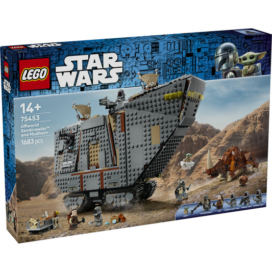 LEGO Star Wars 75453 Offworld Sandcrawler and Mudhorn - cutie fata 