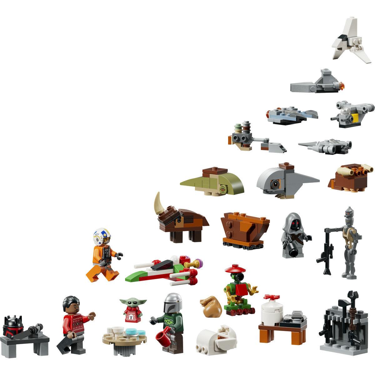 LEGO Star Wars 75456 Advent Calendar 2026 - set construit