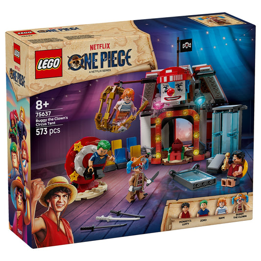 LEGO One Piece 75637 - Cortul de circ al clovnului Buggy - cutie fata
