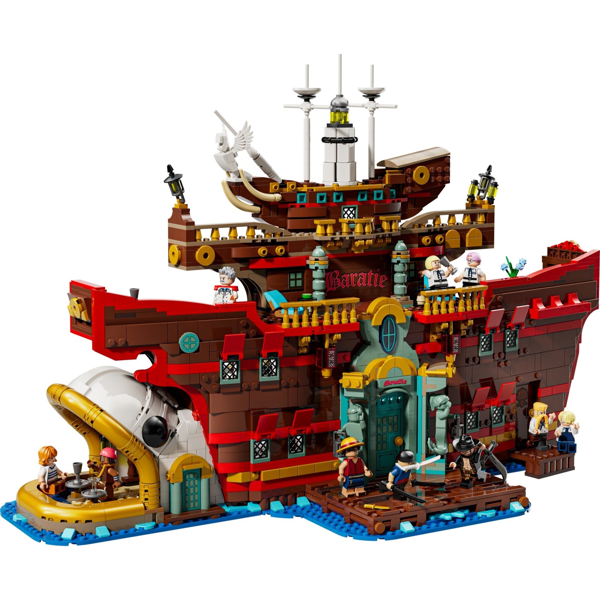 LEGO One Piece 75640 - Restaurantul plutitor Baratie - set construit