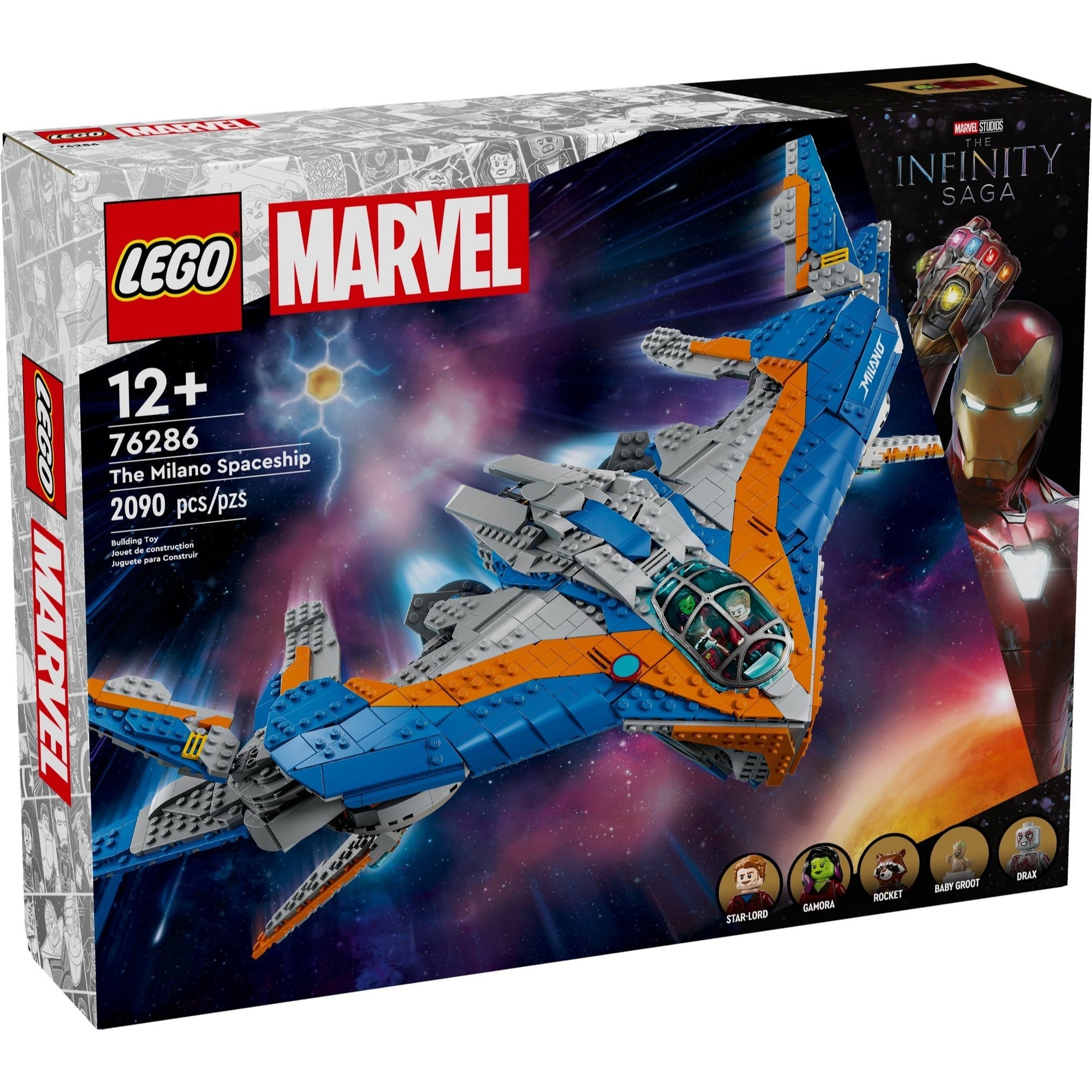 LEGO Marvel 76286 The Milano Spaceship - cutie fata