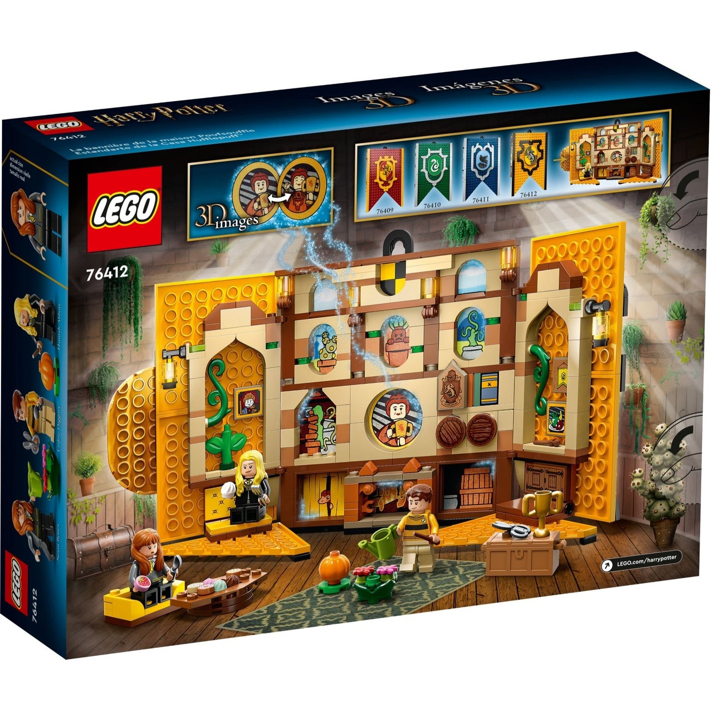 LEGO Harry Potter™ 76412 - Bannerul Casei Hufflepuff™ - cutie spate