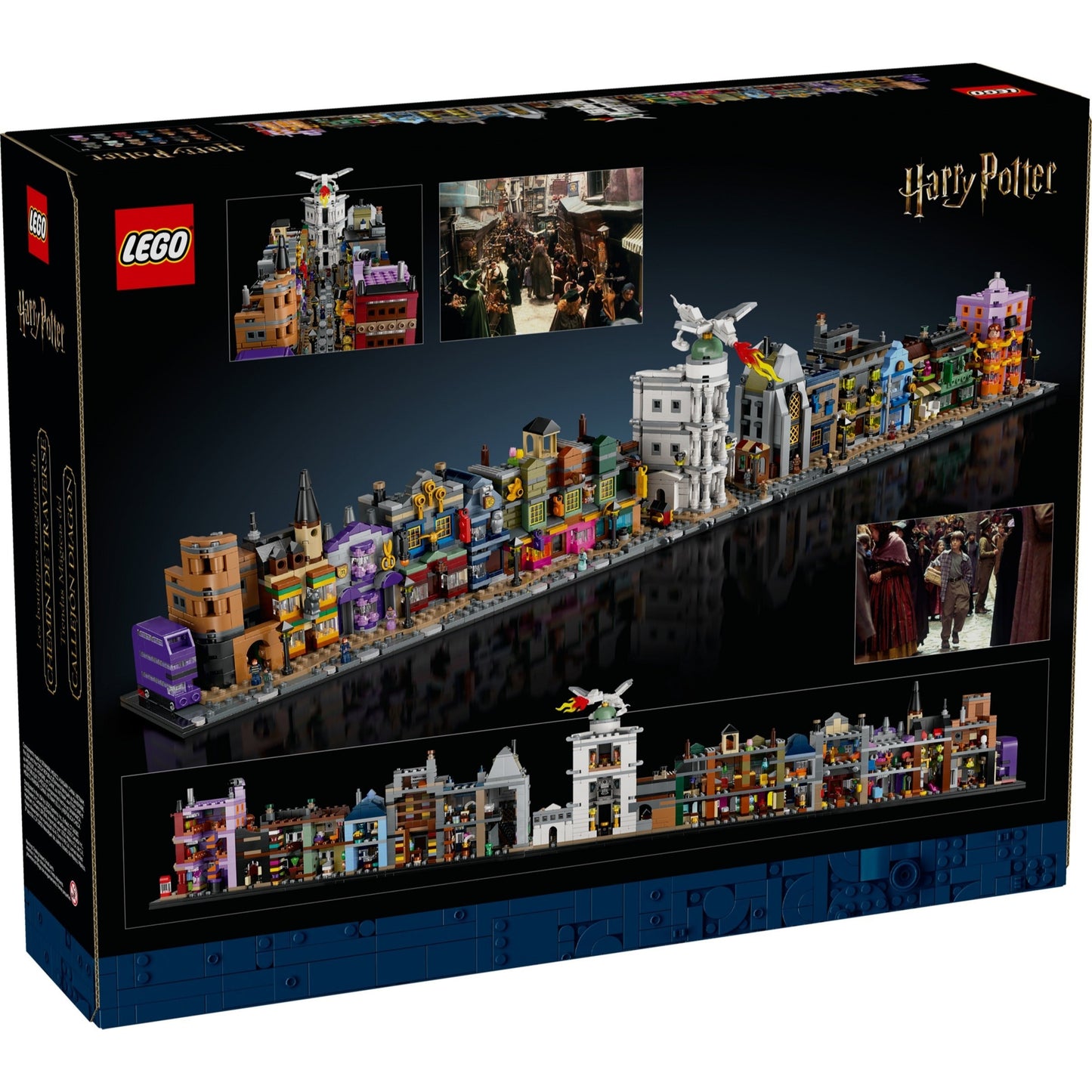 LEGO Harry Potter™ 76444 - Magazine vrăjitorești pe Aleea Diagon - cutie spate