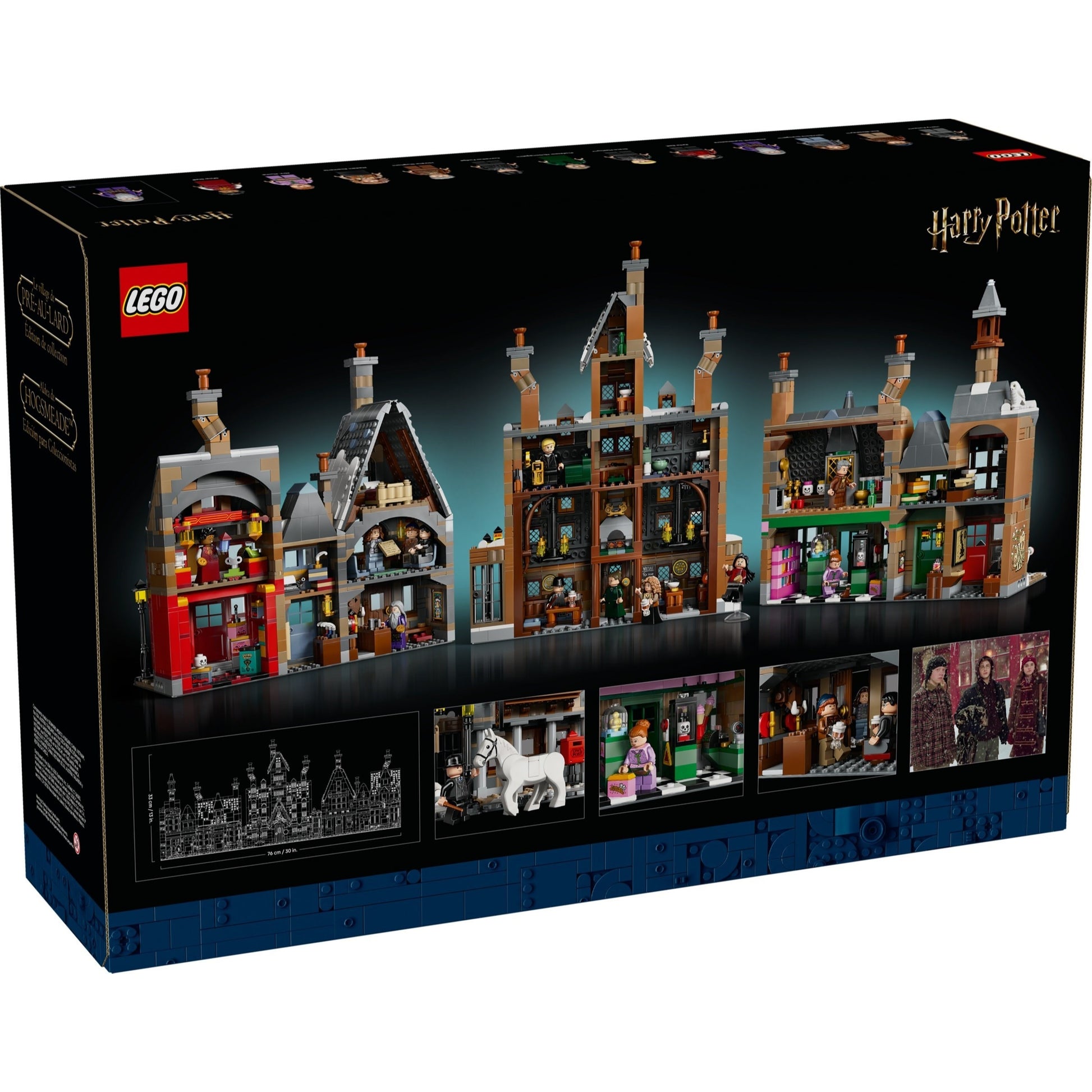 LEGO Harry Potter™ 76457 - Satul Hogsmeade™ - Ediție de colecție - cutie spate