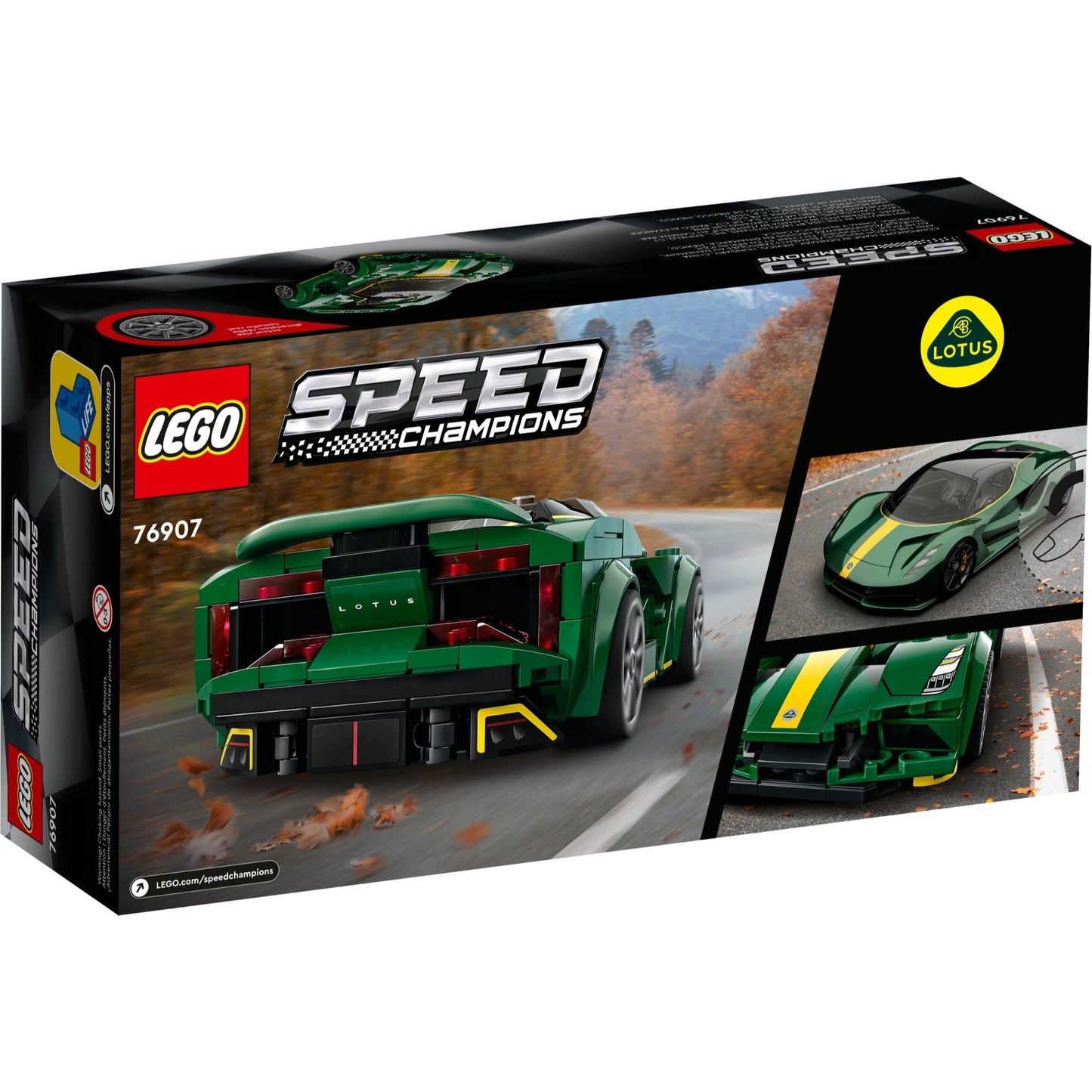 LEGO Speed Champions 76907 - Lotus Evija - cutie spate