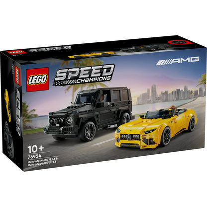 LEGO Speed Champions 76924 Mercedes-AMG G 63 & Mercedes-AMG SL 63 - cutie fata