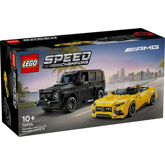 LEGO Speed Champions 76924 Mercedes-AMG G 63 & Mercedes-AMG SL 63 - cutie fata