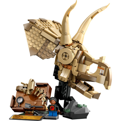 LEGO Jurassic World 76969 - Fosile de dinozaur: craniu de Triceratops - set construit