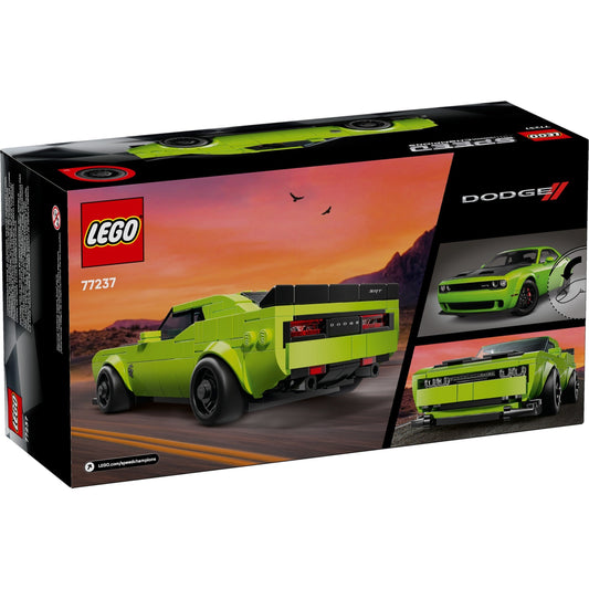 LEGO Speed Champions 77237 Dodge Challenger SRT Hellcat - cutie spate
