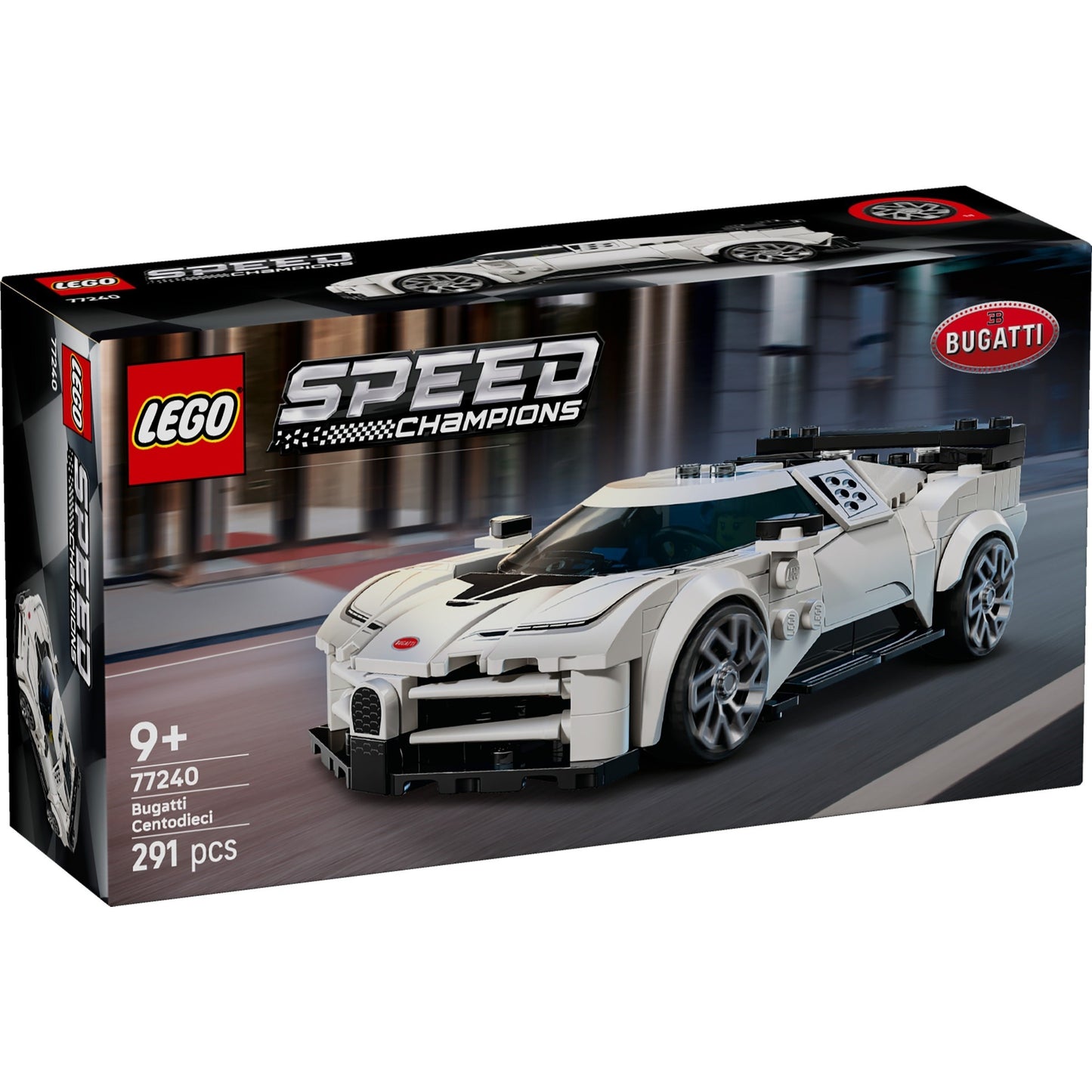 LEGO Speed Champions 77240 Bugatti Centodieci - cutie fata