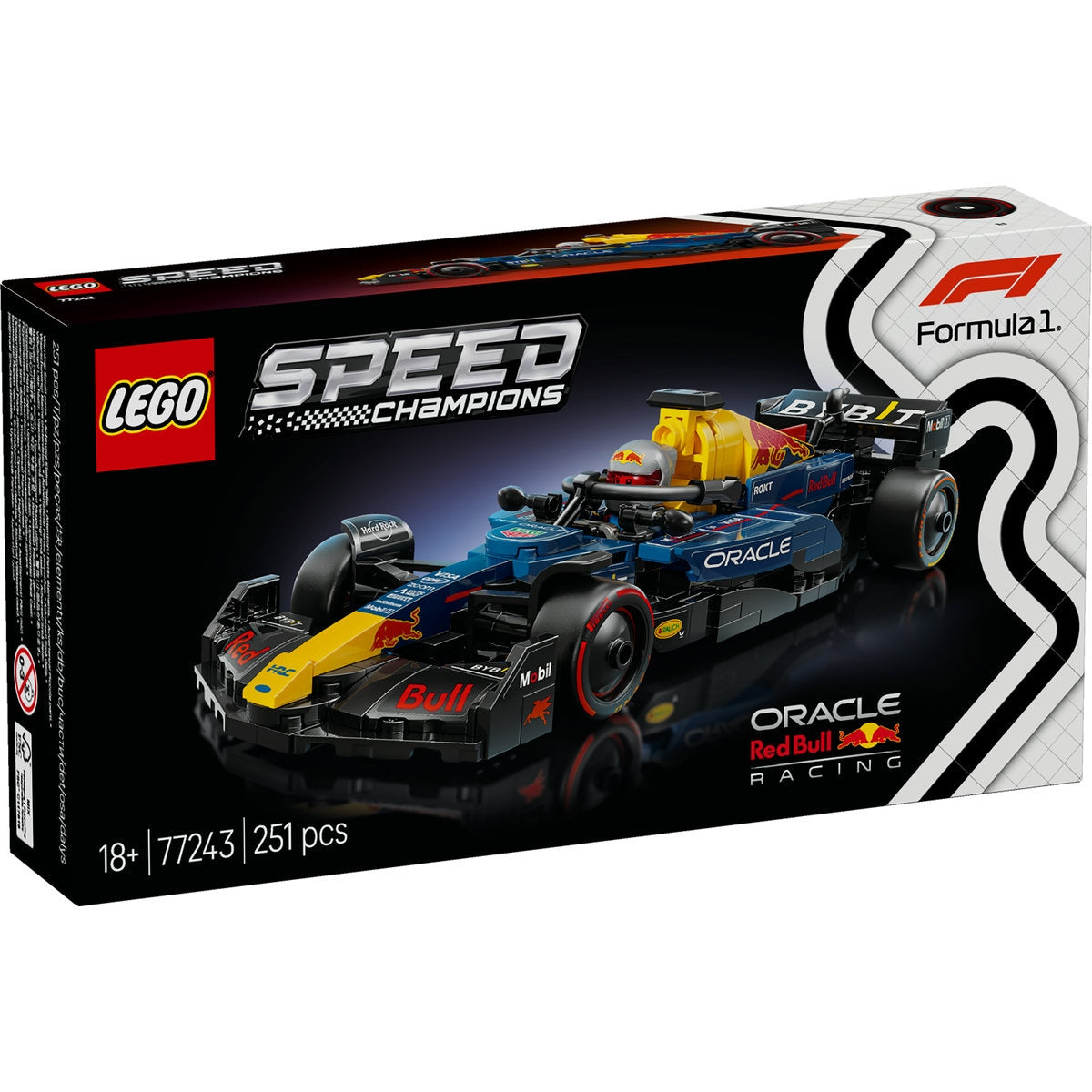 LEGO Speed Champions 77243 Oracle Red Bull Racing RB20 F1 Race Car - cutie fata