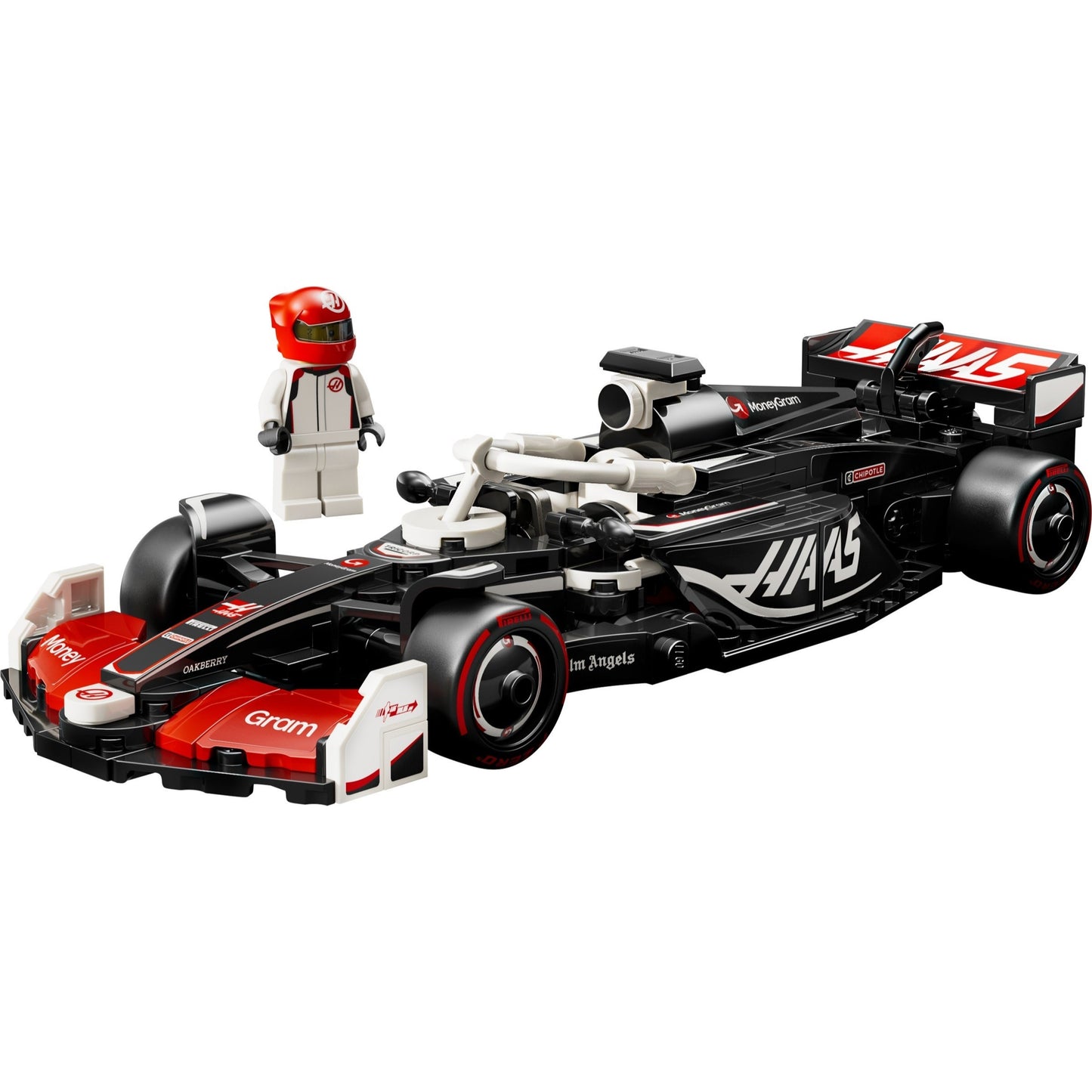 LEGO Speed Champions 77250 - Mașina de curse MoneyGram Haas F1® Team VF-24 - set construit