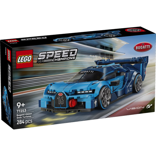 LEGO Speed Champions 77253 - Hipermașina sport Bugatti Vision GT - cutie fata